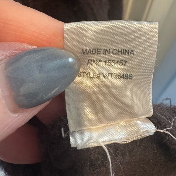 Flat White by Anthropologie Brown Cardigan Sweater One Size - Picture 12 of 12